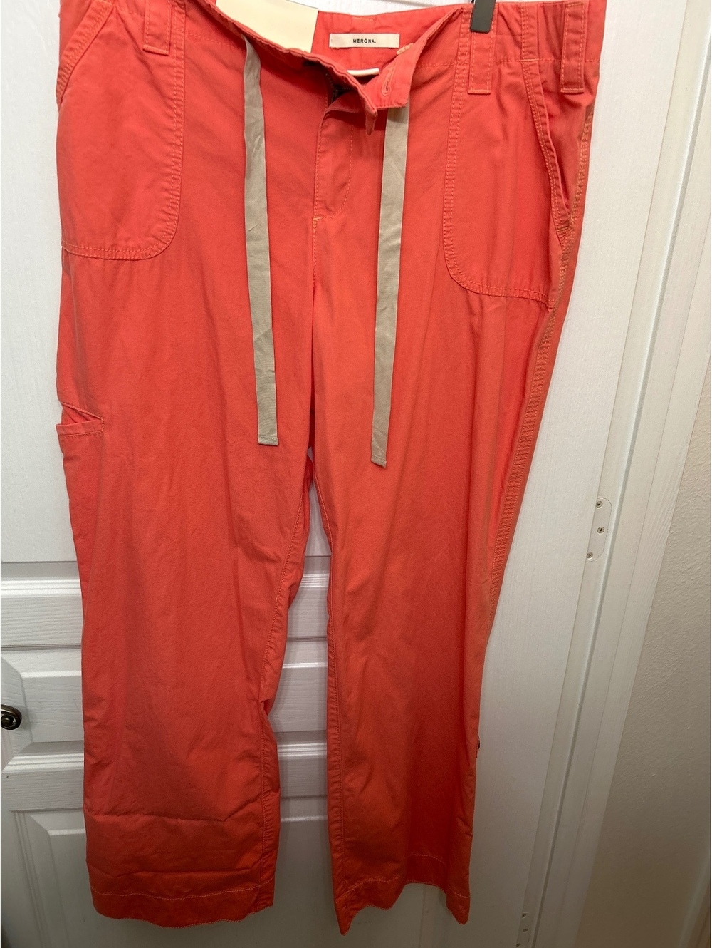Merona Contour Fit Coral Cotton Pants Size 12